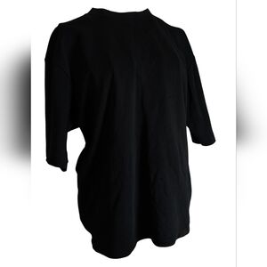 Uniqlo U Christophe Lemaire Airism Oversized Boxy Tee - Black - Small